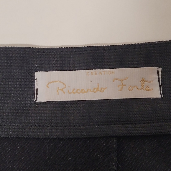 Vintage Creation Riccardo Forte grey tweed maxi skirt US XS/S 80s 90s - Picture 8 of 13